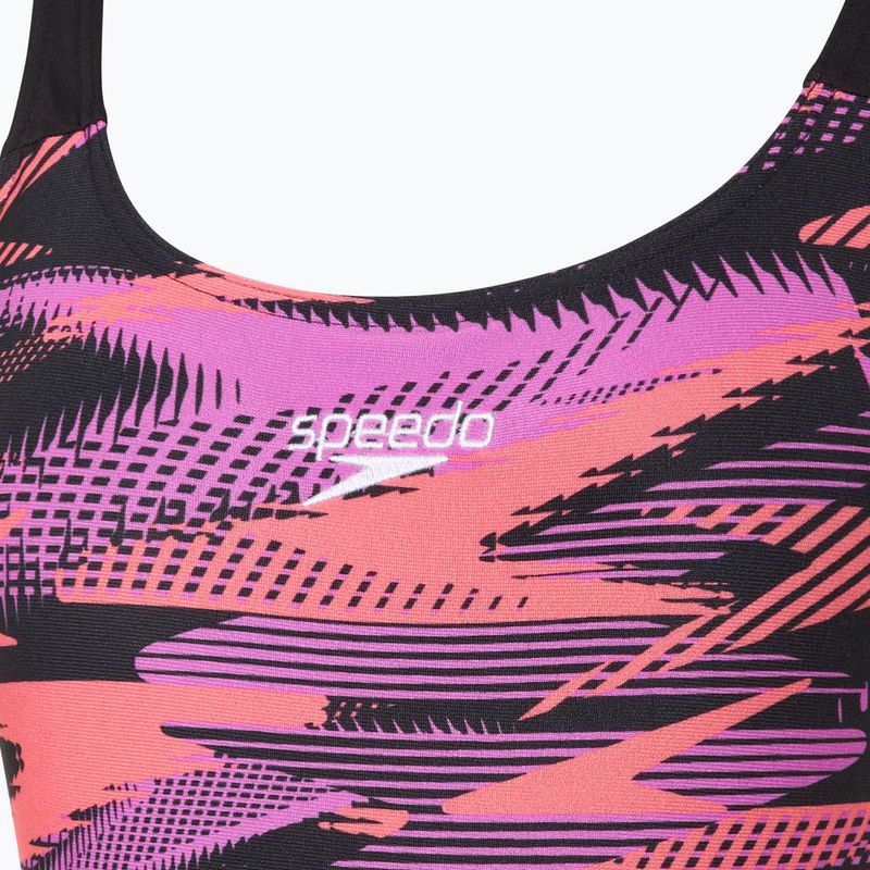 Strój pływacki jednoczęściowy damski Speedo HyperBoom Placement Muscleback coral sands 3