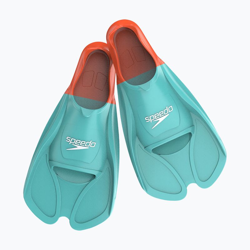 Płetwy do pływania Speedo Biofuse Training arctic glass/volcanic orange