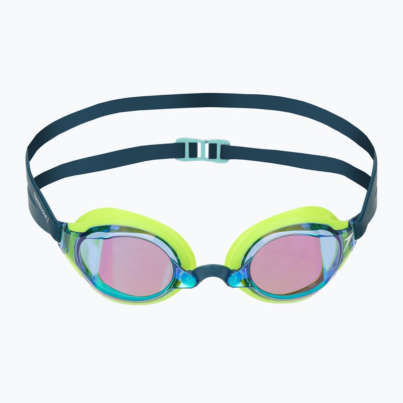 Okulary do pływania Speedo Fastskin Speedsocket 2 Mirror hyper yellow/cobalt/emerald 2