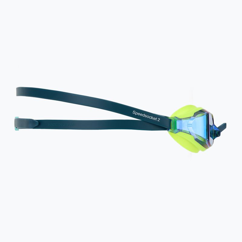 Okulary do pływania Speedo Fastskin Speedsocket 2 Mirror hyper yellow/cobalt/emerald 3
