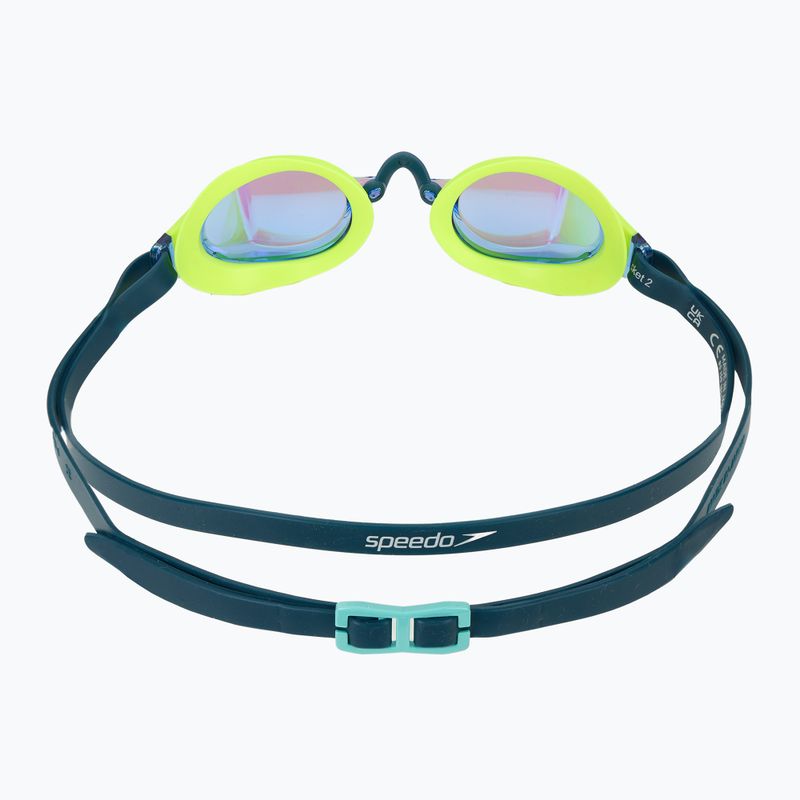 Okulary do pływania Speedo Fastskin Speedsocket 2 Mirror hyper yellow/cobalt/emerald 4