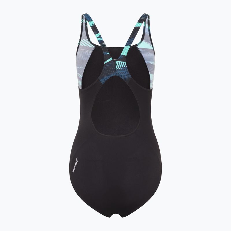 Strój pływacki jednoczęściowy damski Speedo HyperBoom Splice Muscleback dark teal 2