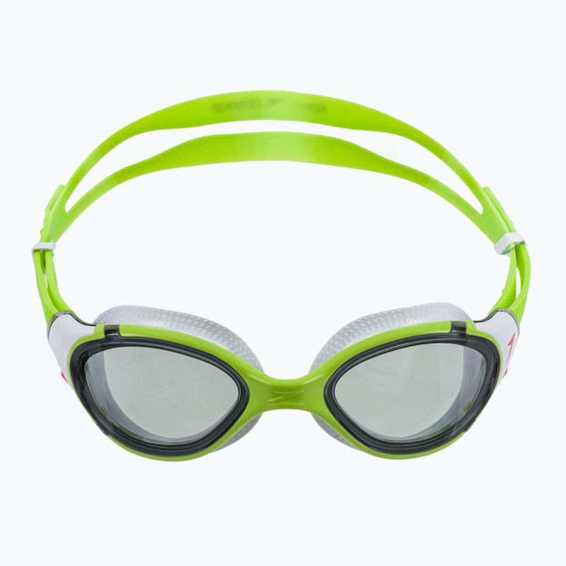 Okulary do pływania Speedo Biofuse 2.0 green fizz/steel 2