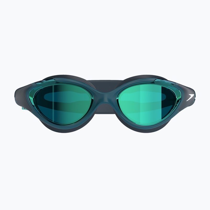 Okulary do pływania damskie Speedo Biofuse 2.0 Mirror dark teal/cobalt/emerald mirror 2