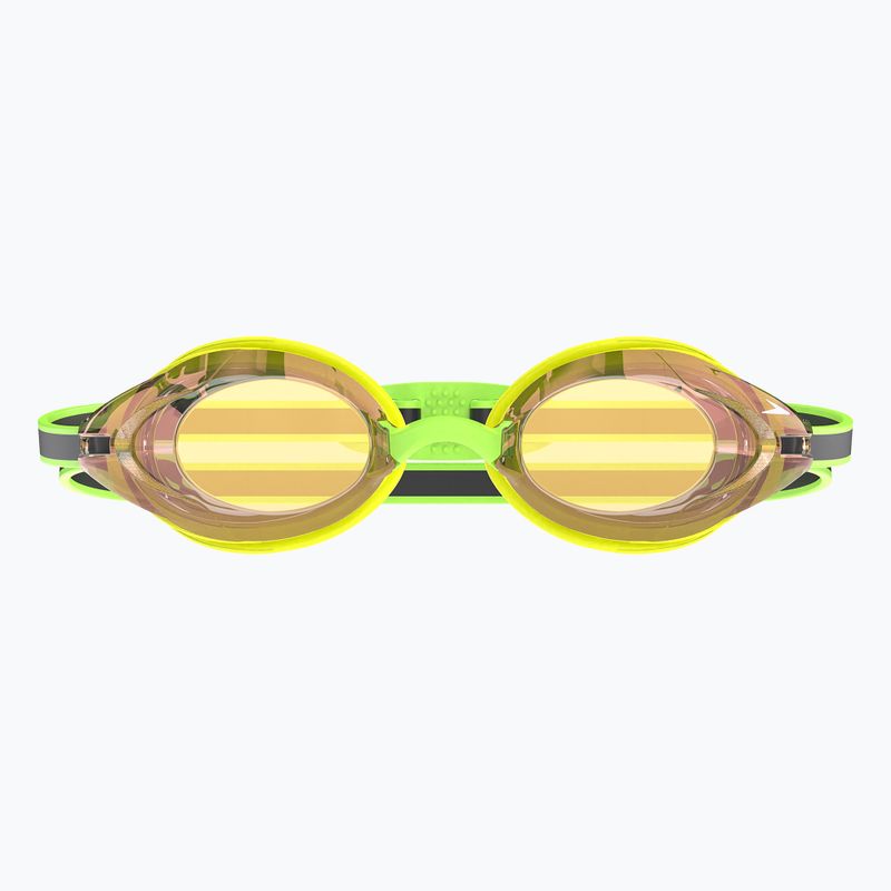 Okulary do pływania Speedo Vanquisher 3.0 Mirrored hyper yellow/grey/ablaze mirror 2
