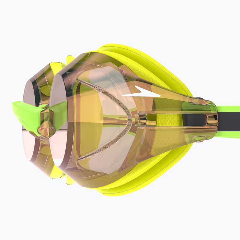 Okulary do pływania Speedo Vanquisher 3.0 Mirrored hyper yellow/grey/ablaze mirror 4