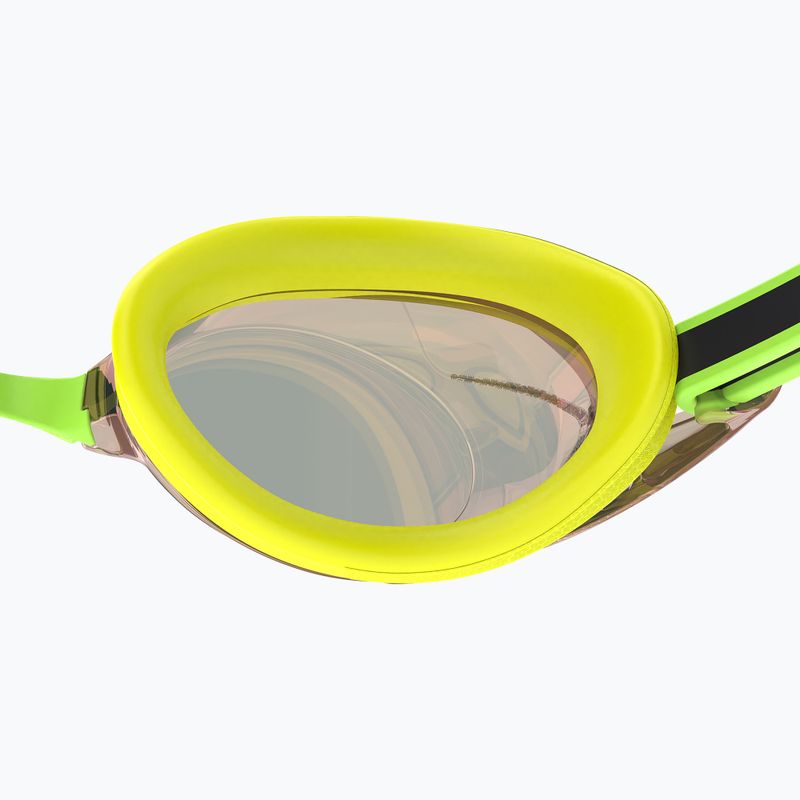Okulary do pływania Speedo Vanquisher 3.0 Mirrored hyper yellow/grey/ablaze mirror 5