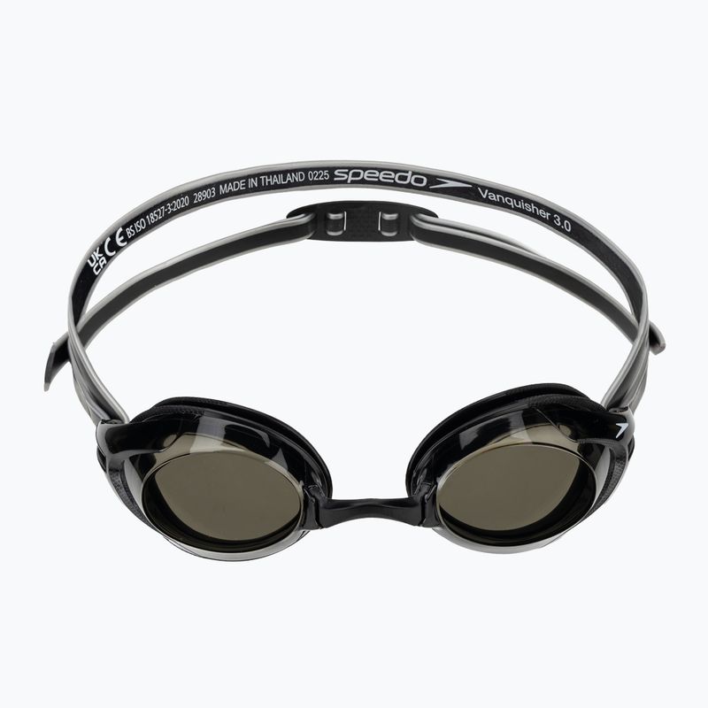 Okulary do pływania Speedo Vanquisher 3.0 speedo black/smoke 2