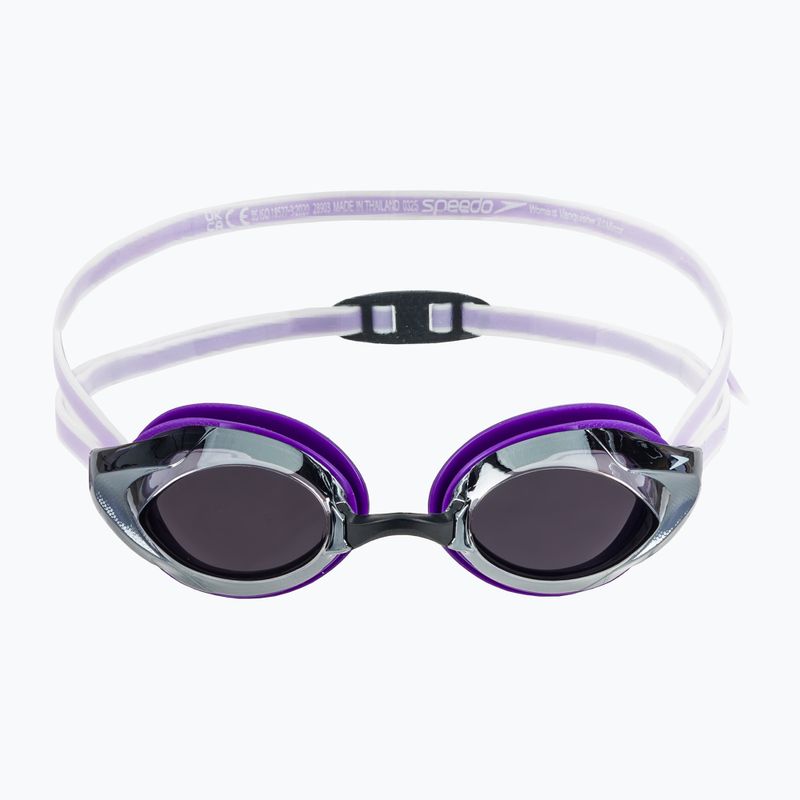Okulary do pływania damskie Speedo Vanquisher 3.0 Mirrored purple haze/iris/silver mirror 2
