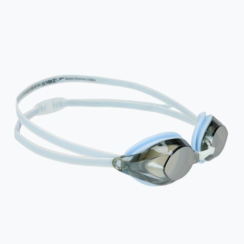 Okulary do pływania damskie Speedo Vanquisher 3.0 Mirrored hawaiian sky/grey/silver mirror