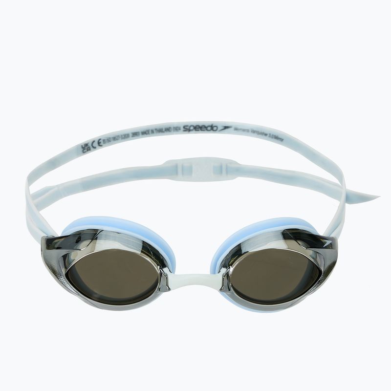 Okulary do pływania damskie Speedo Vanquisher 3.0 Mirrored hawaiian sky/grey/silver mirror 2