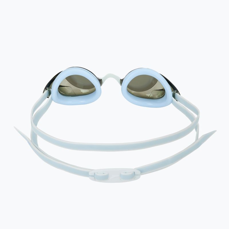 Okulary do pływania damskie Speedo Vanquisher 3.0 Mirrored hawaiian sky/grey/silver mirror 4