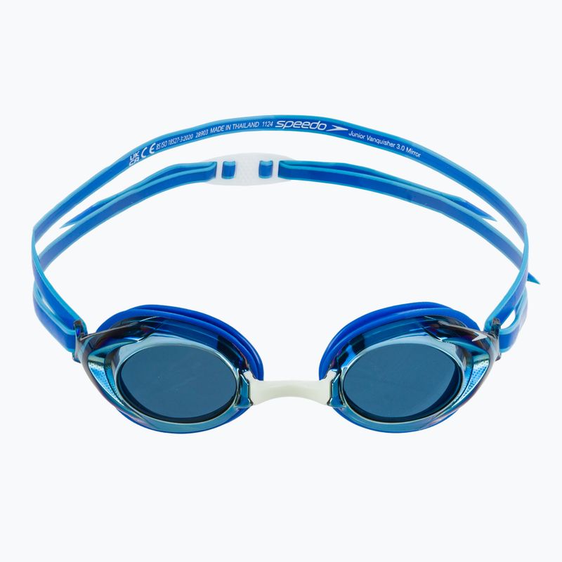 Okulary do pływania dziecięce Speedo Vanquisher 3.0 Mirror cobalt pop/cobalt/gold mirror 2