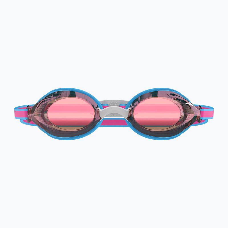 Okulary do pływania dziecięce Speedo Vanquisher 3.0 Mirror picton blue/vermillion/gold mirror 2