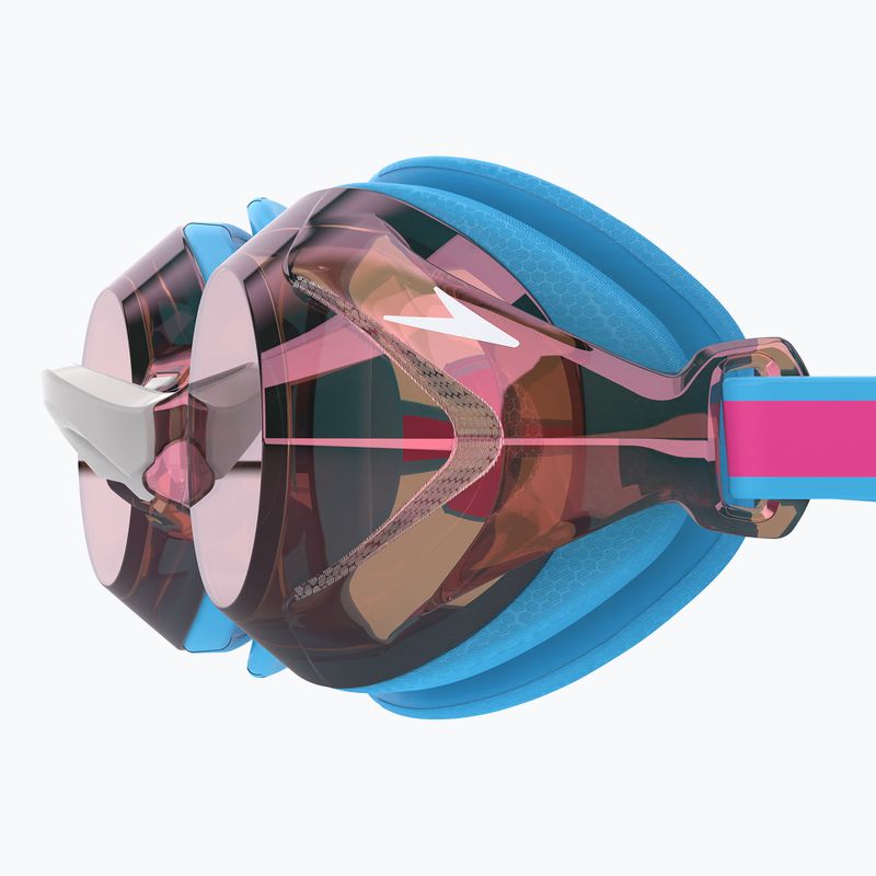 Okulary do pływania dziecięce Speedo Vanquisher 3.0 Mirror picton blue/vermillion/gold mirror 3