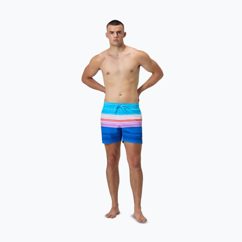 Szorty kąpielowe męskie Speedo Printed Redondo Edge Volley 16" turkish sea 6