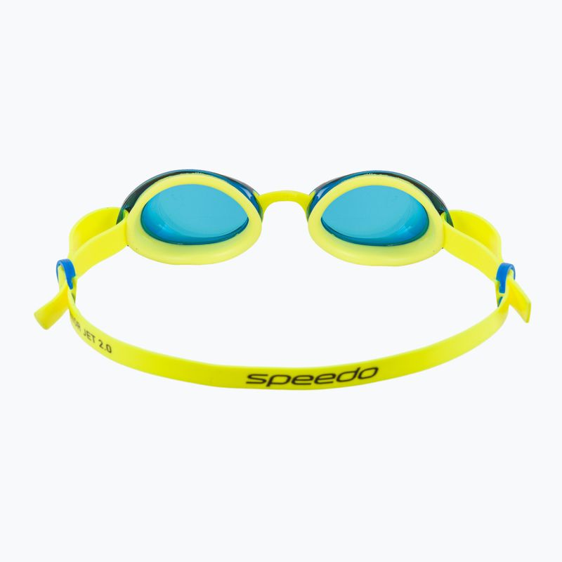 Okulary do pływania dziecięce Speedo Jet 2.0 empire yellow/neon blue 4