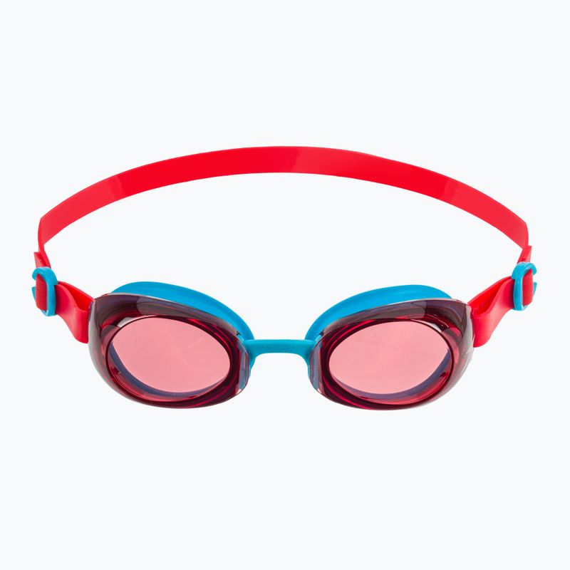 Okulary do pływania dziecięce Speedo Jet 2.0 turquoise/lava red 2