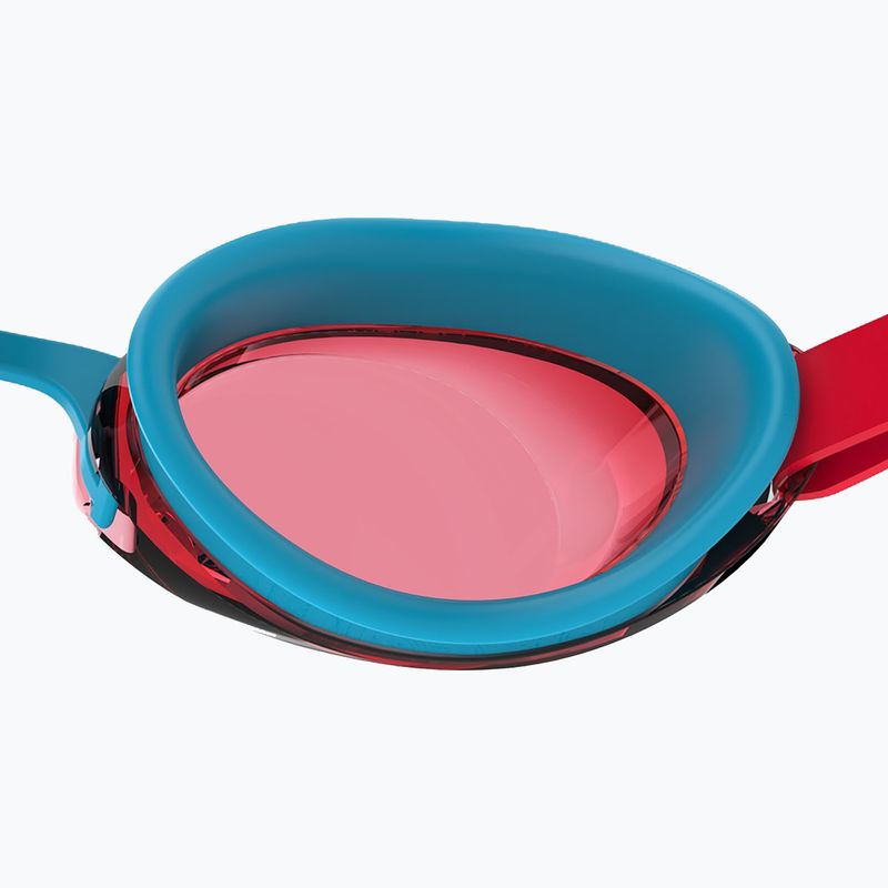 Okulary do pływania dziecięce Speedo Jet 2.0 turquoise/lava red 6