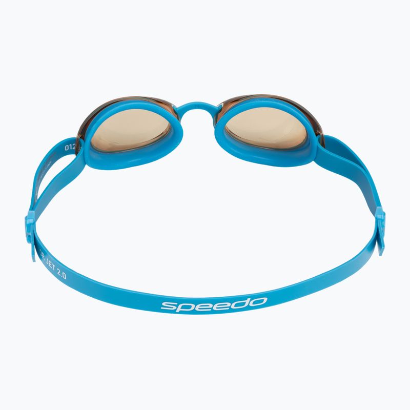 Okulary do pływania dziecięce Speedo Jet 2.0 azure blue/parrot 4