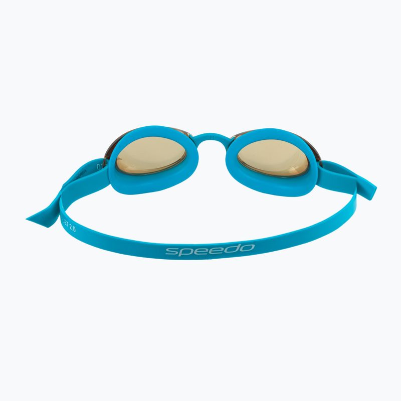 Okulary do pływania dziecięce Speedo Kids Jet 2.0 azure blue/parrot 4