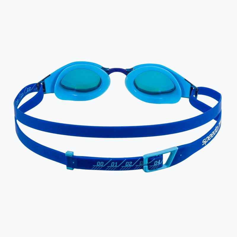 Okulary do pływania dziecięce Speedo Fastskin Hyper Elite Mirror picton blue/cobalt/iris 4