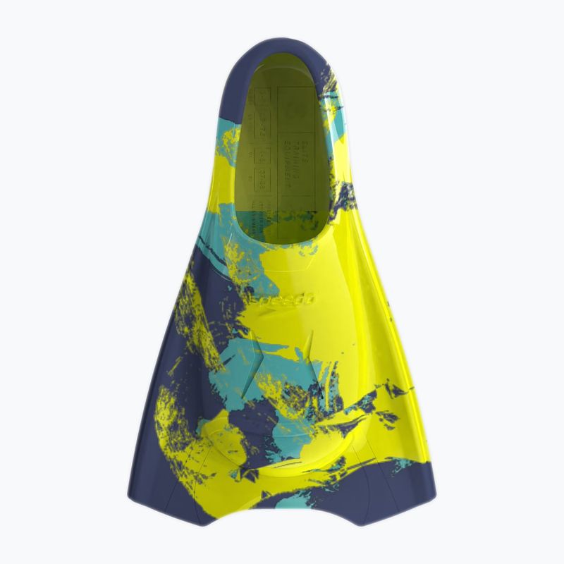 Płetwy do pływania Speedo Short Blade hapuna blue/hyper yellow/arctic glass