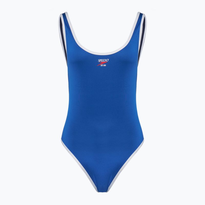 Strój pływacki jednoczęściowy damski Speedo Solid Bound Scoop turkish sea