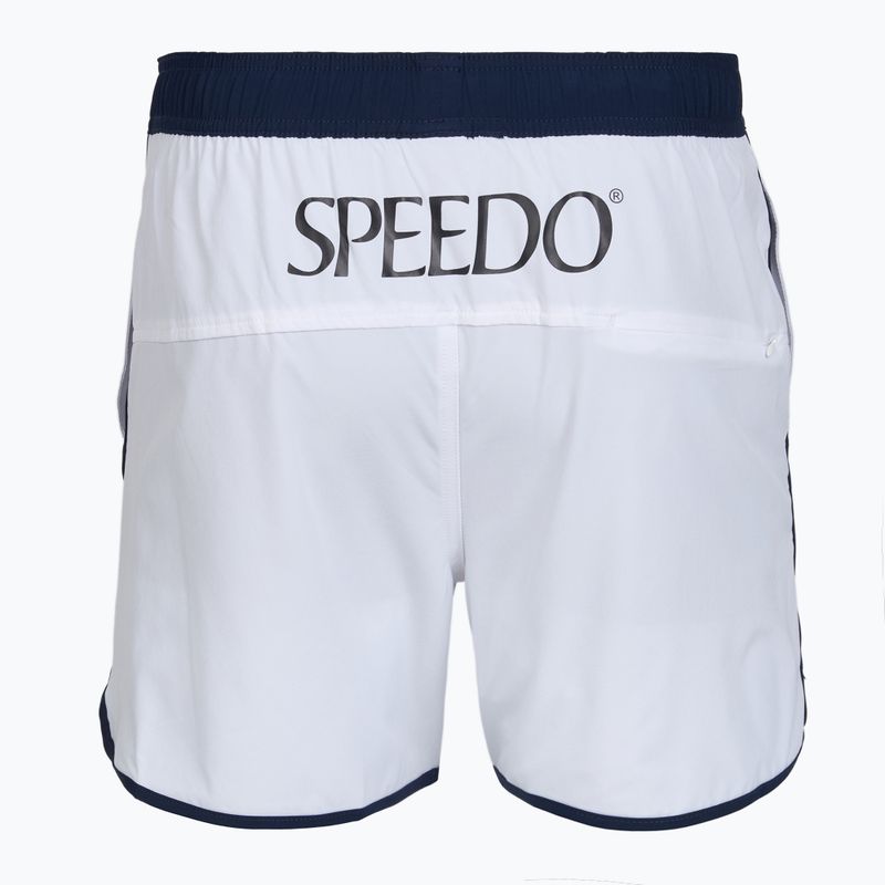 Szorty kąpielowe męskie Speedo Jetstream Retro Logo Volley 16" white 2
