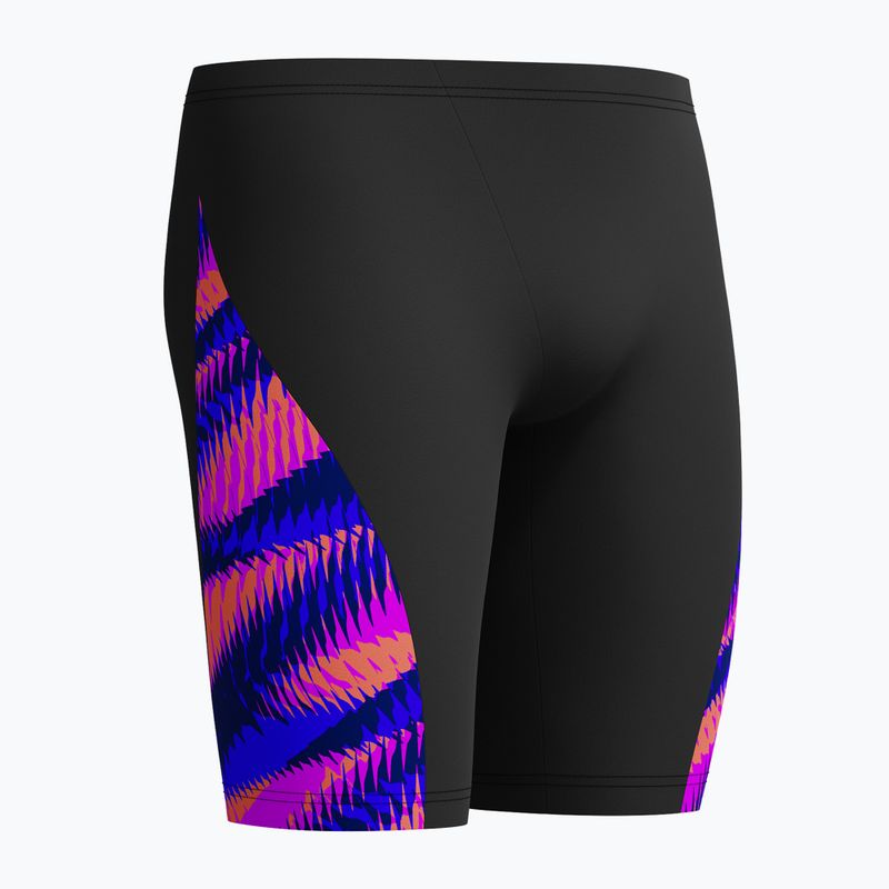 Jammery pływackie męskie Speedo Allover Digital V-Cut Jammer razor sharp/diva 2