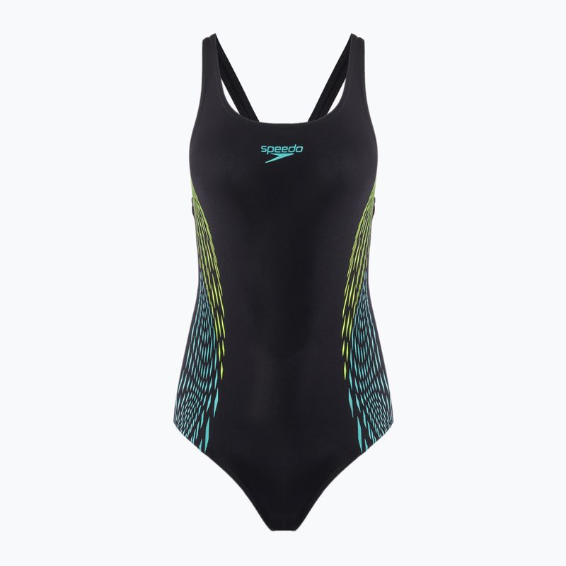 Strój pływacki jednoczęściowy Speedo Placement Muscleback hyper yellow