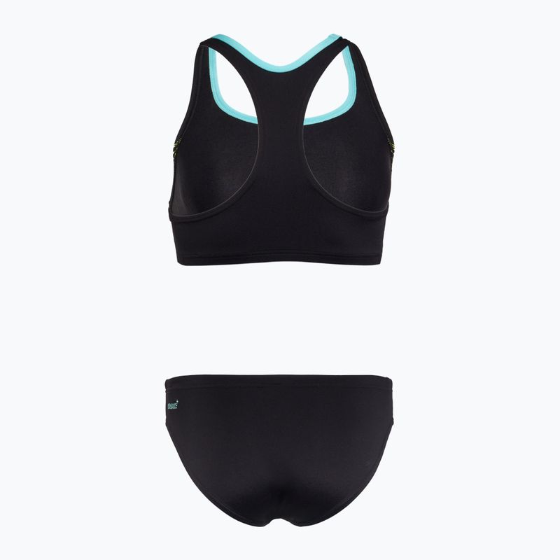 Strój pływacki dwuczęściowy damski Speedo Placement Bikini hyper yellow 2