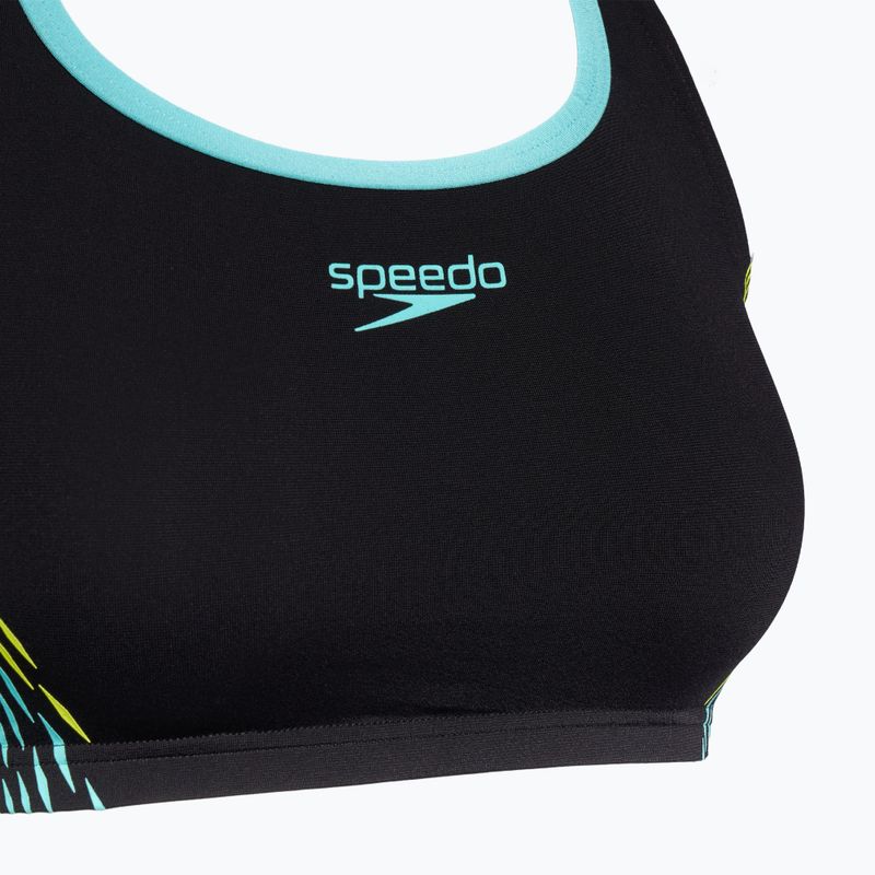 Strój pływacki dwuczęściowy damski Speedo Placement Bikini hyper yellow 3