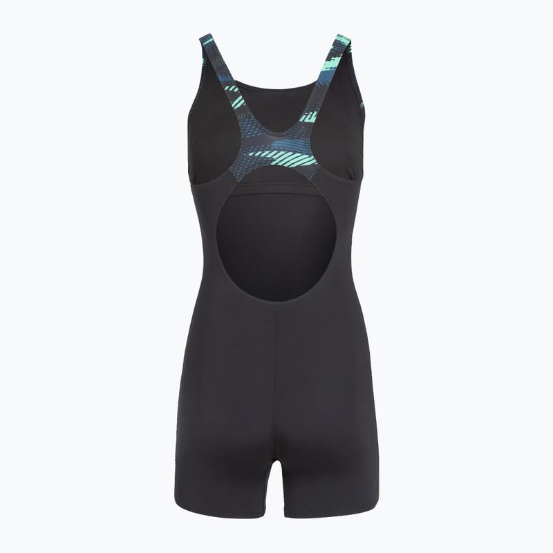 Strój pływacki jednoczęściowy damski Speedo HyperBoom Splice Legsuit dark teal 2