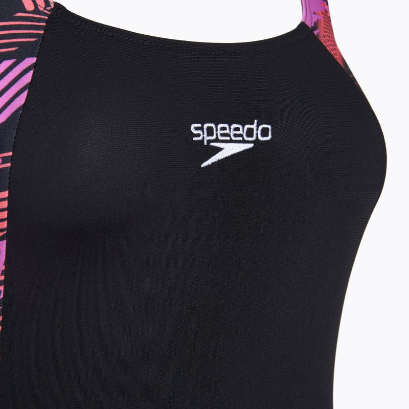 Strój pływacki jednoczęściowy damski Speedo HyperBoom Splice Muscleback neon violet 3