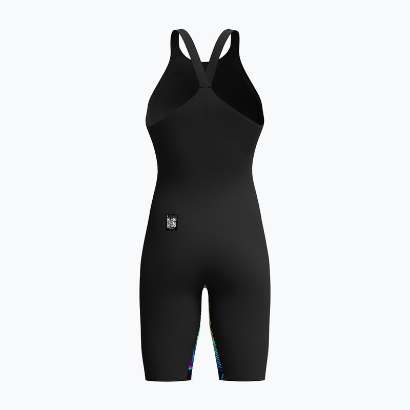 Strój pływacki jednoczęściowy damski Speedo Fastskin LZR Pure Valor 2.0 Closedback Kneeskin black/molten blur 2