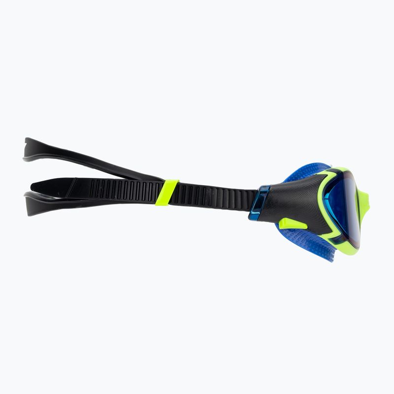 Okulary do pływania Speedo Biofuse 2.0 Mirror electric lime/cobalt/iris mirror 3