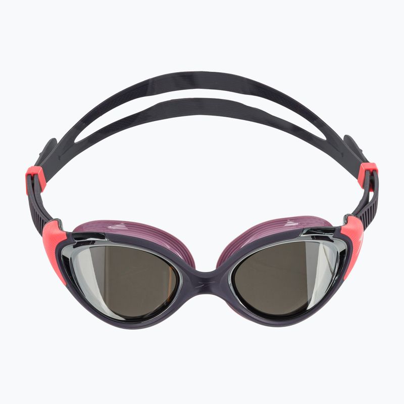 Okulary do pływania damskie Speedo Biofuse 2.0 Mirror vintage fog/steel/silver mirror 2
