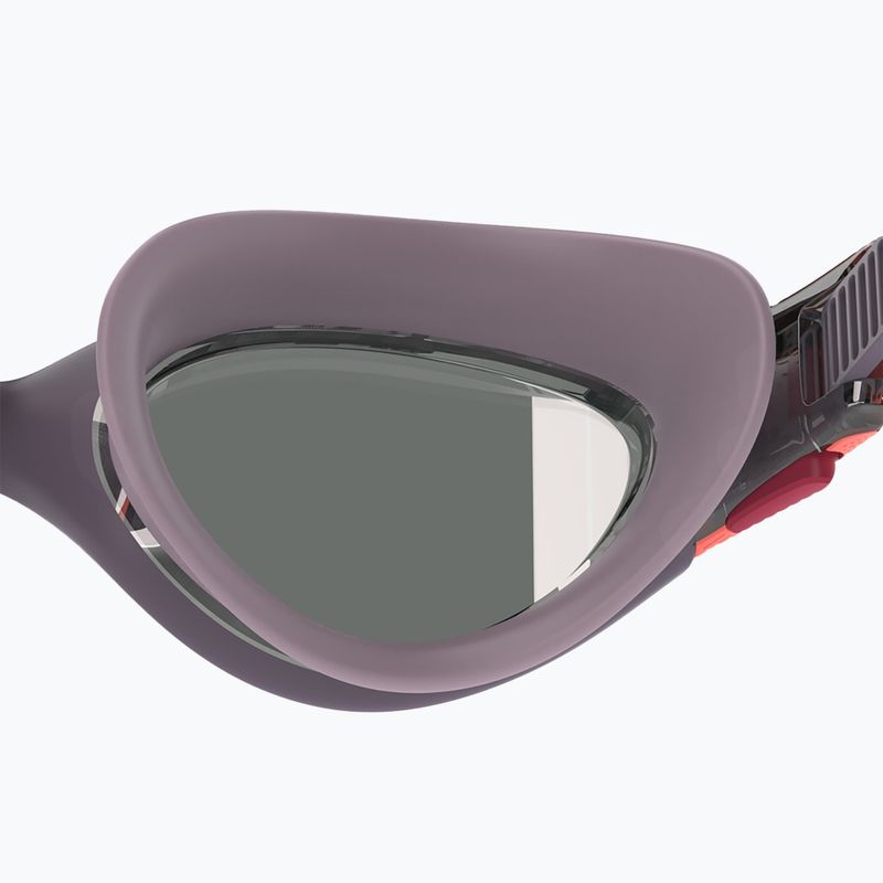 Okulary do pływania damskie Speedo Biofuse 2.0 Mirror vintage fog/steel/silver mirror 6