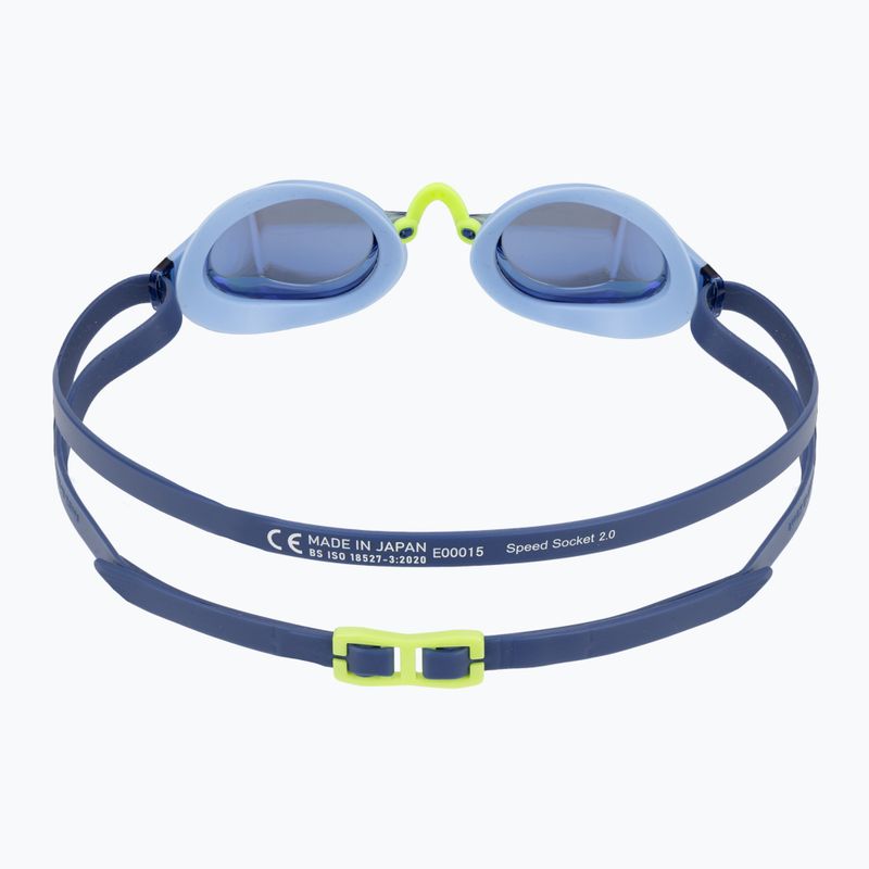 Okulary do pływania Speedo Fastskin Speedsocket 2 Mirror sugar blue/celeste/iris mirror 4