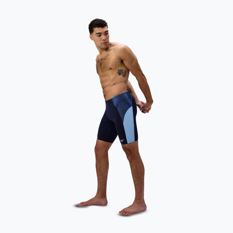Jammery pływackie męskie Speedo Endurance+ MAX Splice Jammer navy/sugar blue 2