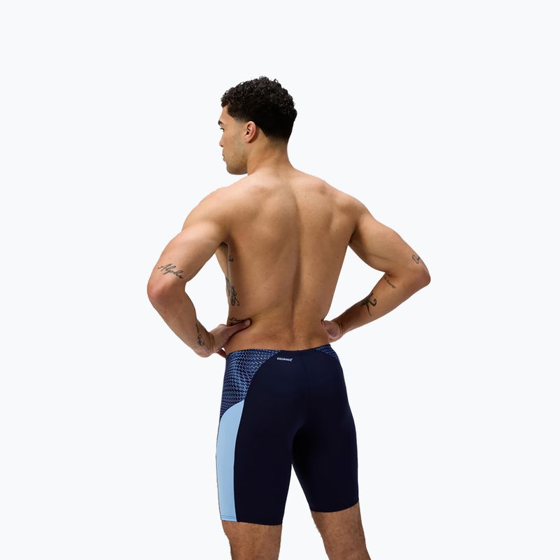 Jammery pływackie męskie Speedo Endurance+ MAX Splice Jammer navy/sugar blue 3