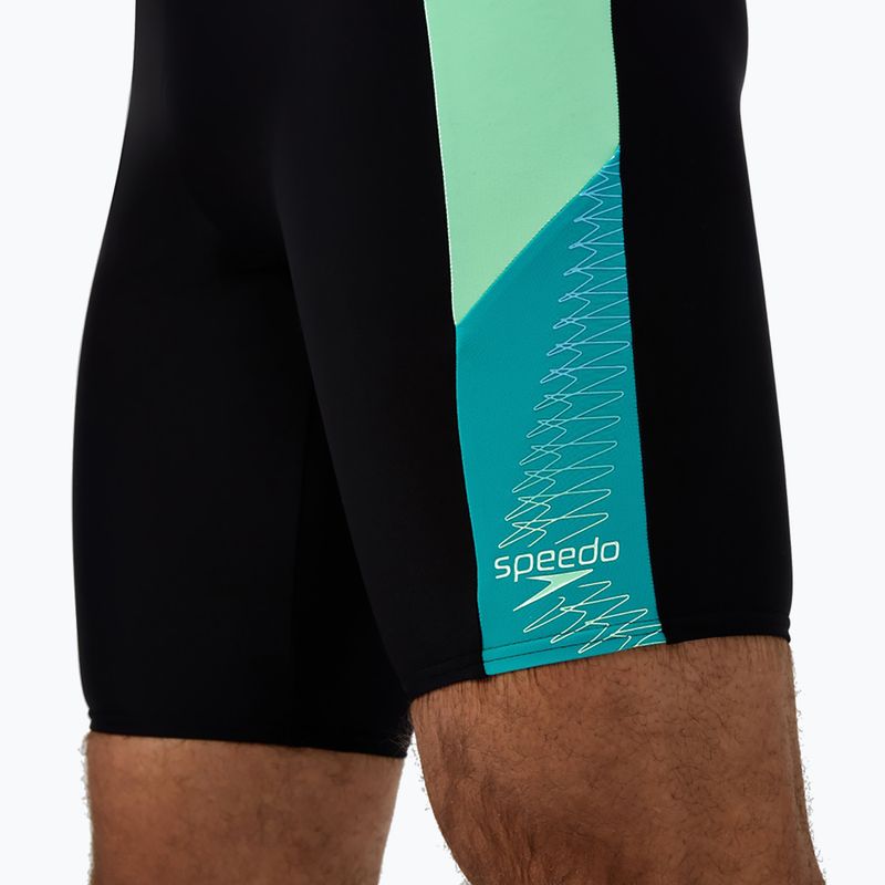Jammery pływackie męskie Speedo Dive Jammer black/turquoise gem 5