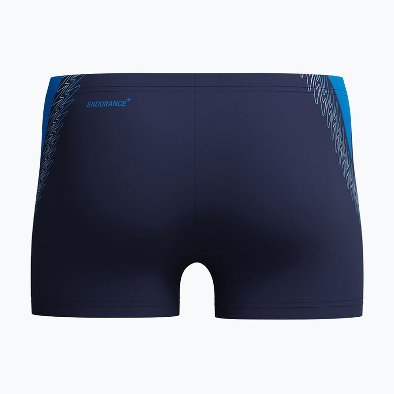 Bokserki pływackie męskie Speedo Hyper Boom Splice true peacoat/lagoon blue 2