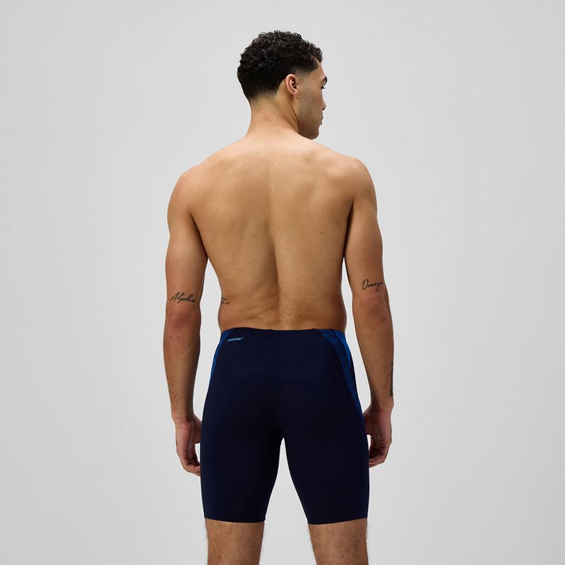 Jammery pływackie męskie Speedo Hyper Boom Splice peacoat/lagoon blue 3