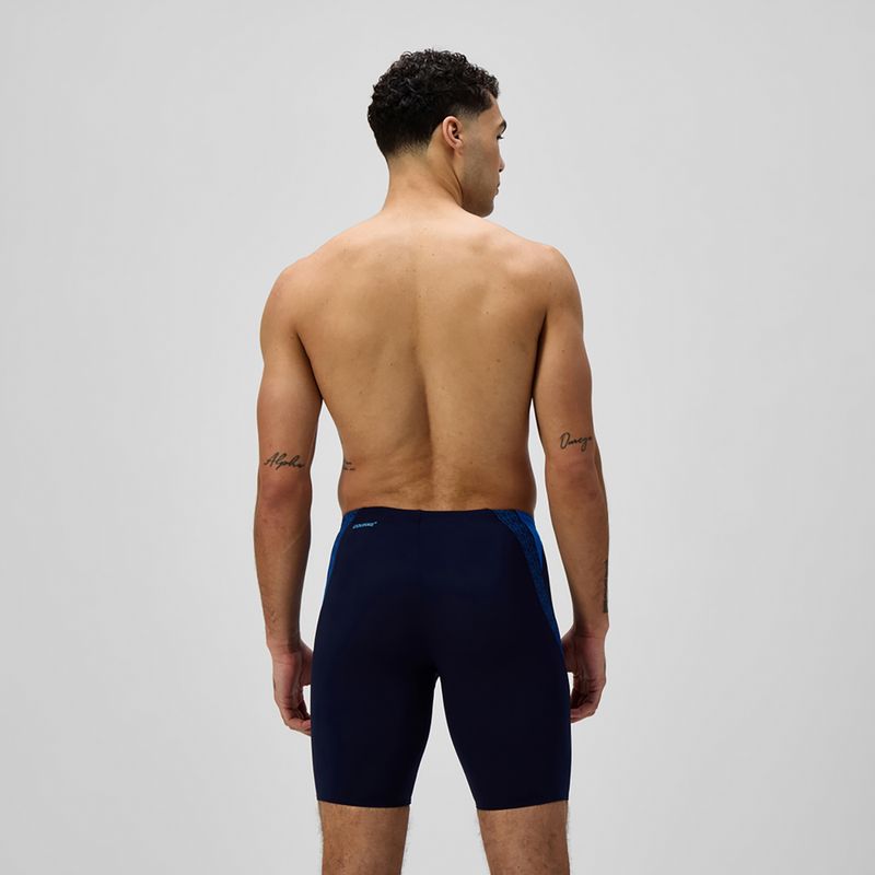 Jammery pływackie męskie Speedo Hyper Boom Splice grey lead/neon coral 3