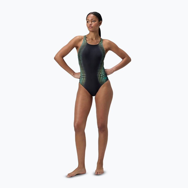 Strój pływacki jednoczęściowy damski Speedo Digital Printed Medalist turquoise gem 2