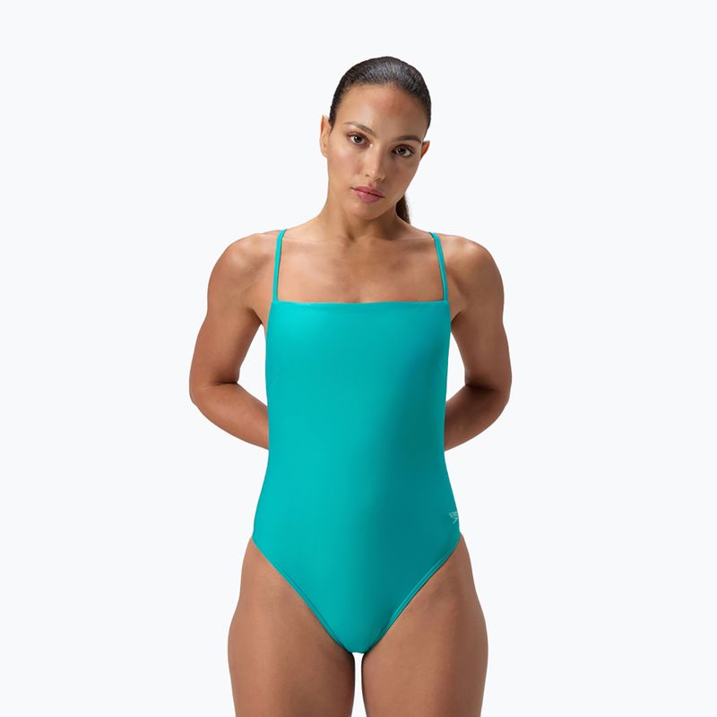 Strój pływacki jednoczęściowy damski Speedo Adjustable Thinstrap turquoise gem