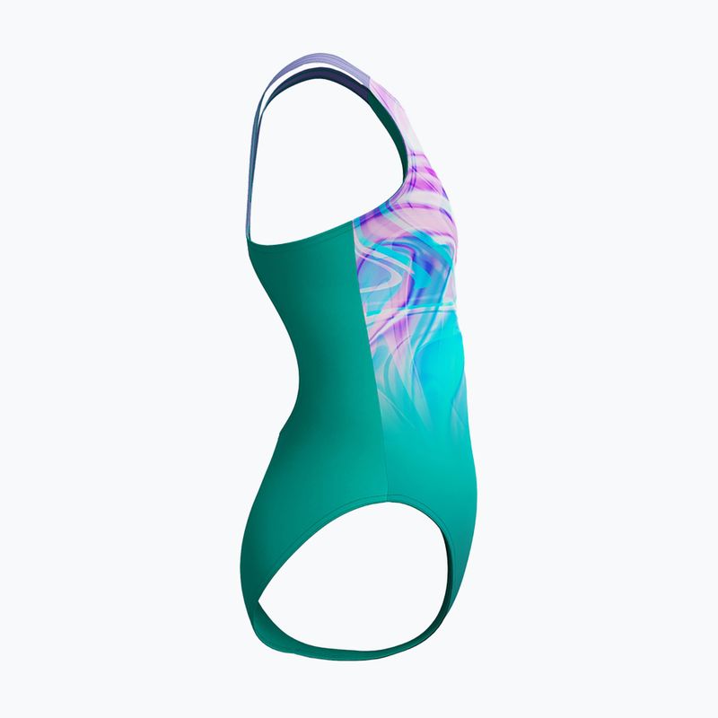 Strój pływacki jednoczęściowy dziecięcySpeedo Printed Pulseback turquoise gem 4