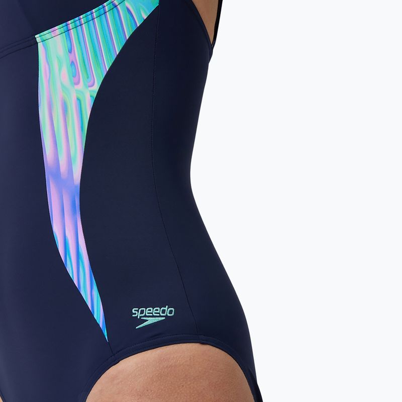 Strój pływacki jednoczęściowy damski Speedo Shaping Printed LunaElustre One Piece turquoise gem 6